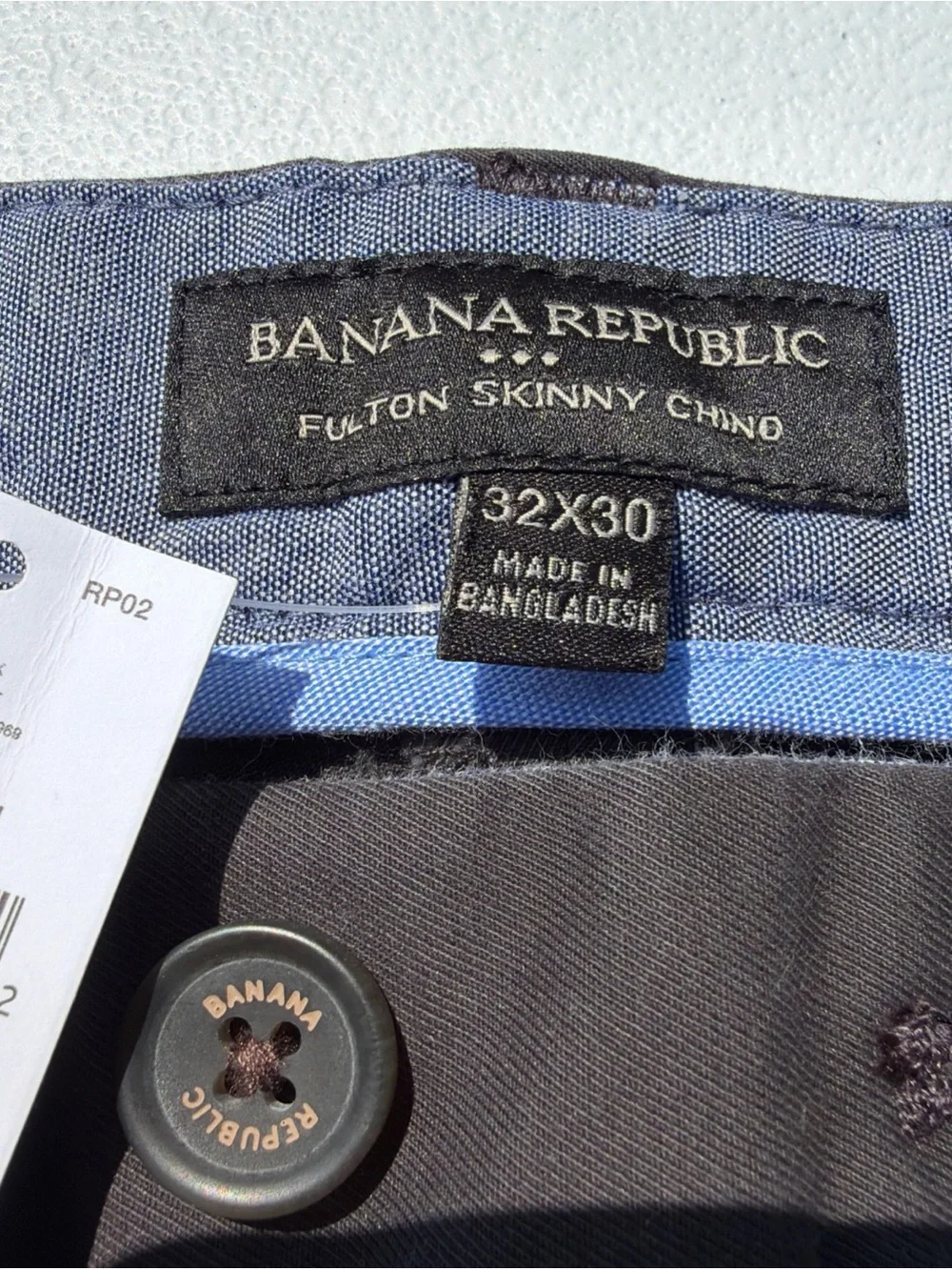 Banana Republic Men's Casual Pants, Fulton Skinny Chino, Slim-Fit Tapered Leg NW